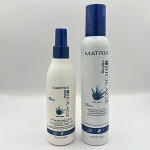 Matrix Biolage Blue Agave Thermal Active Setting Spray + Hydra-Foaming Styler